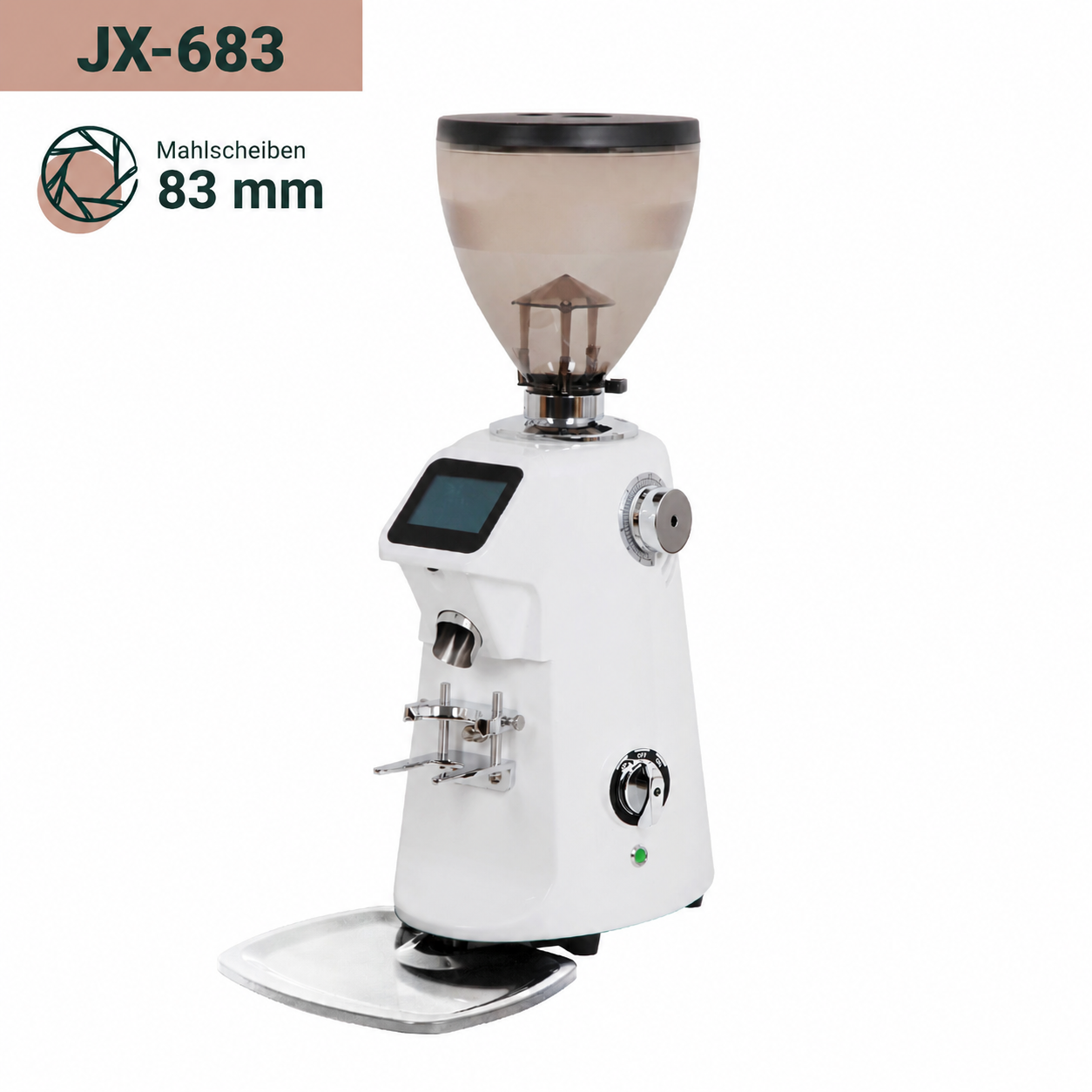 Coffee Format JX-683 Profi-Kaffeemühle mit 83 mm Mahlscheiben