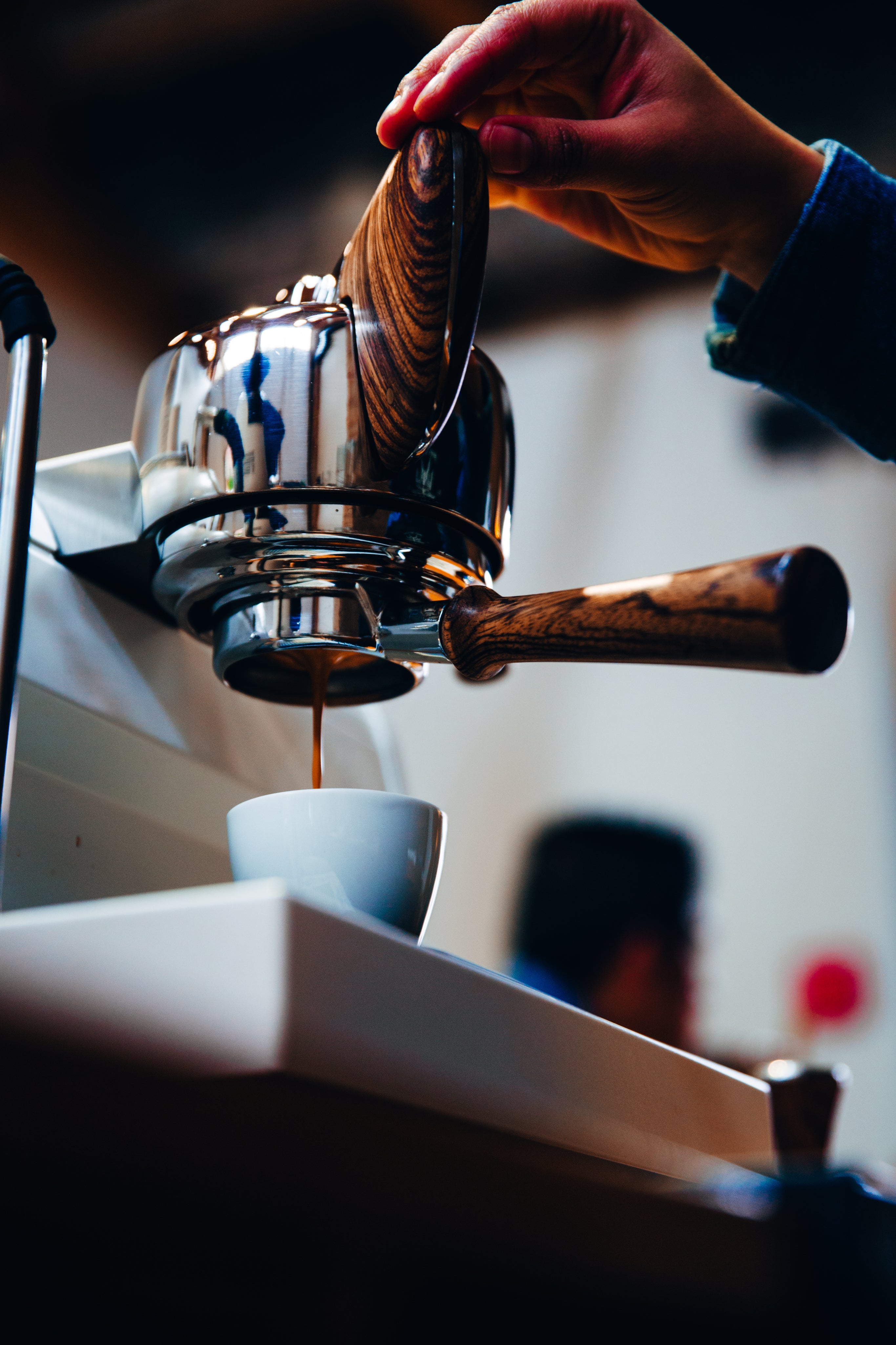 Siebträgermaschine Grosman Kaffeebande